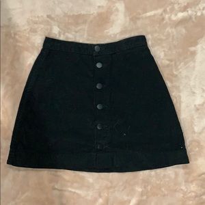 American Apparel Skirts - Black mini button front skirt American Apparel Skirts - Black mini button front skirt